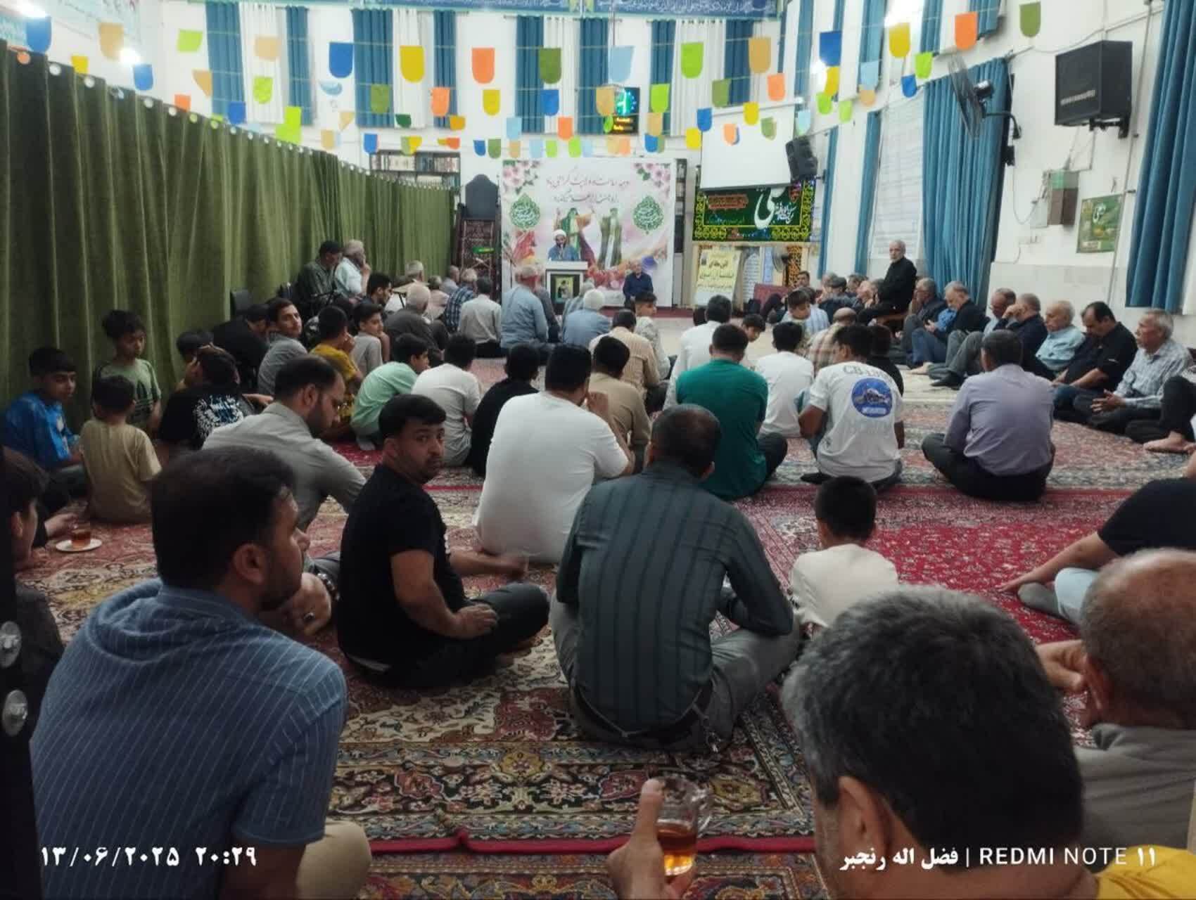 مراسم عید غدیر و گرامیداشت شهدای حمله غاصب صهیونیستی در آزادشهر