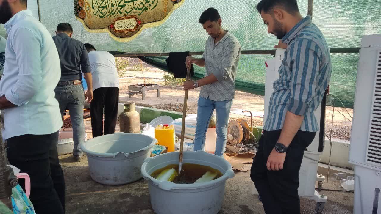 برپایی ایستگاه صلواتی