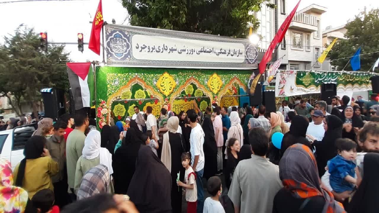 راهپیمایی عید غدیر در خرم‌آباد + فیلم