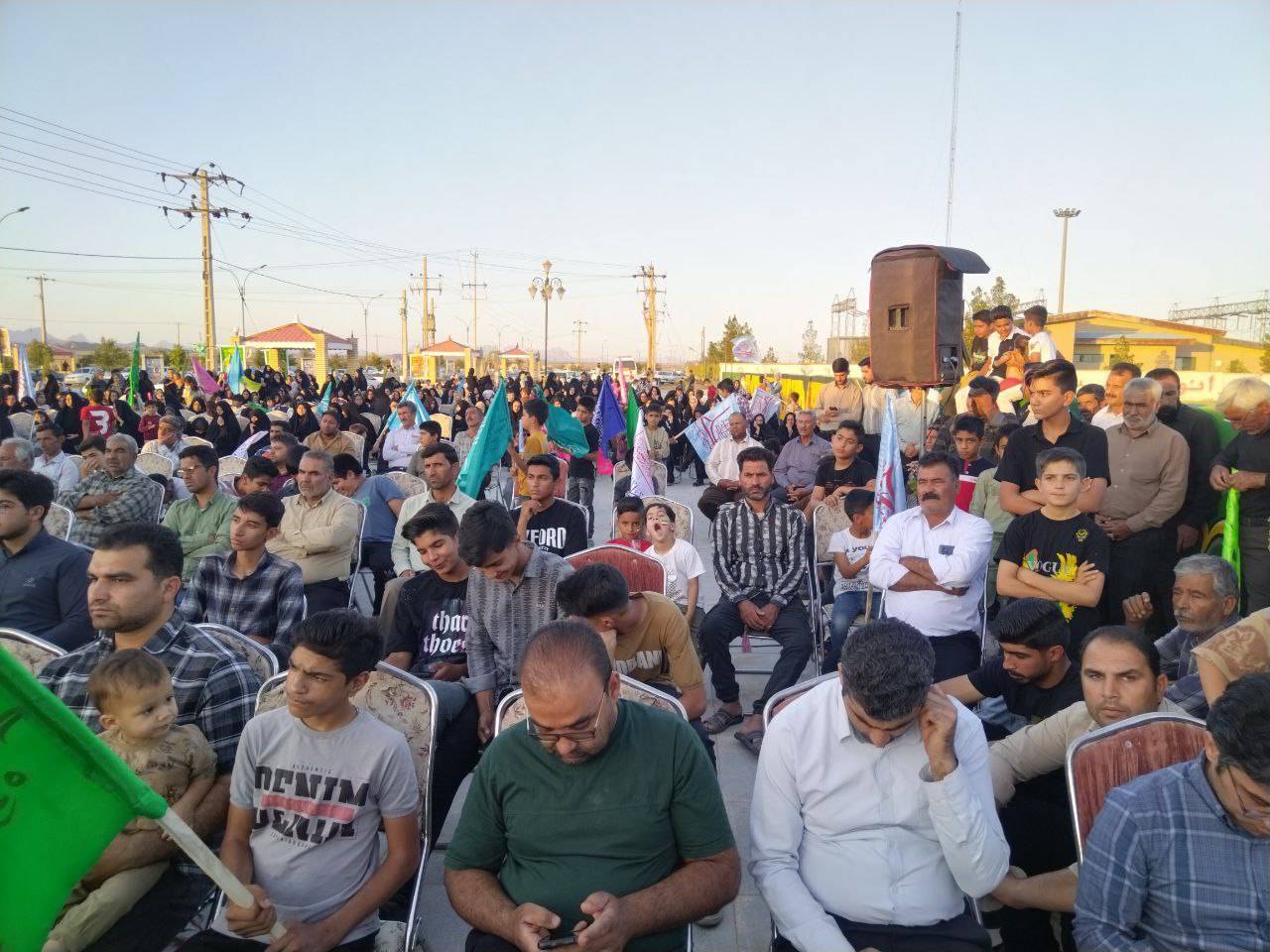 تجمع حماسی در انابد