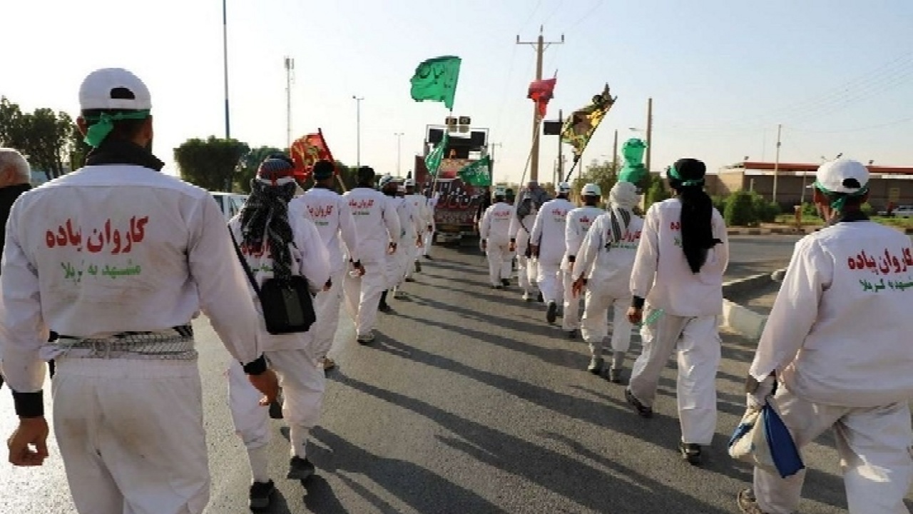 کاروان انصارالحسین به طبس رسید