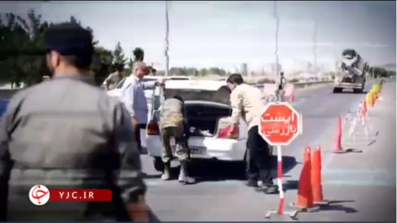 برپایی ایست و بازرسی امنیتی در ورودی‌های شهر قم+فیلم