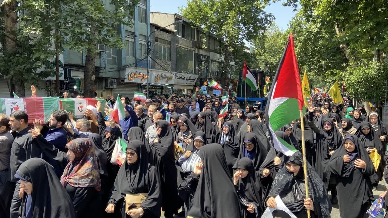 برگزاری راهپیمایی جمعه خشم و نصر در ساری