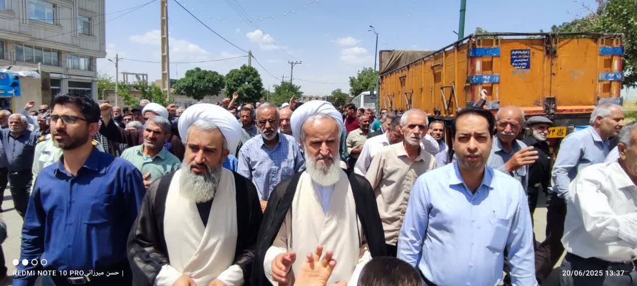 برگزاری مراسم راهپیمایی خشم و نصر در صالح آباد