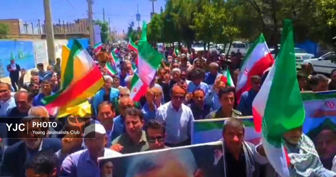 حضور باشکوه و مثال‌زدنی دهدشتی‌ها در راهپیمایی جمعه خشم و نصر