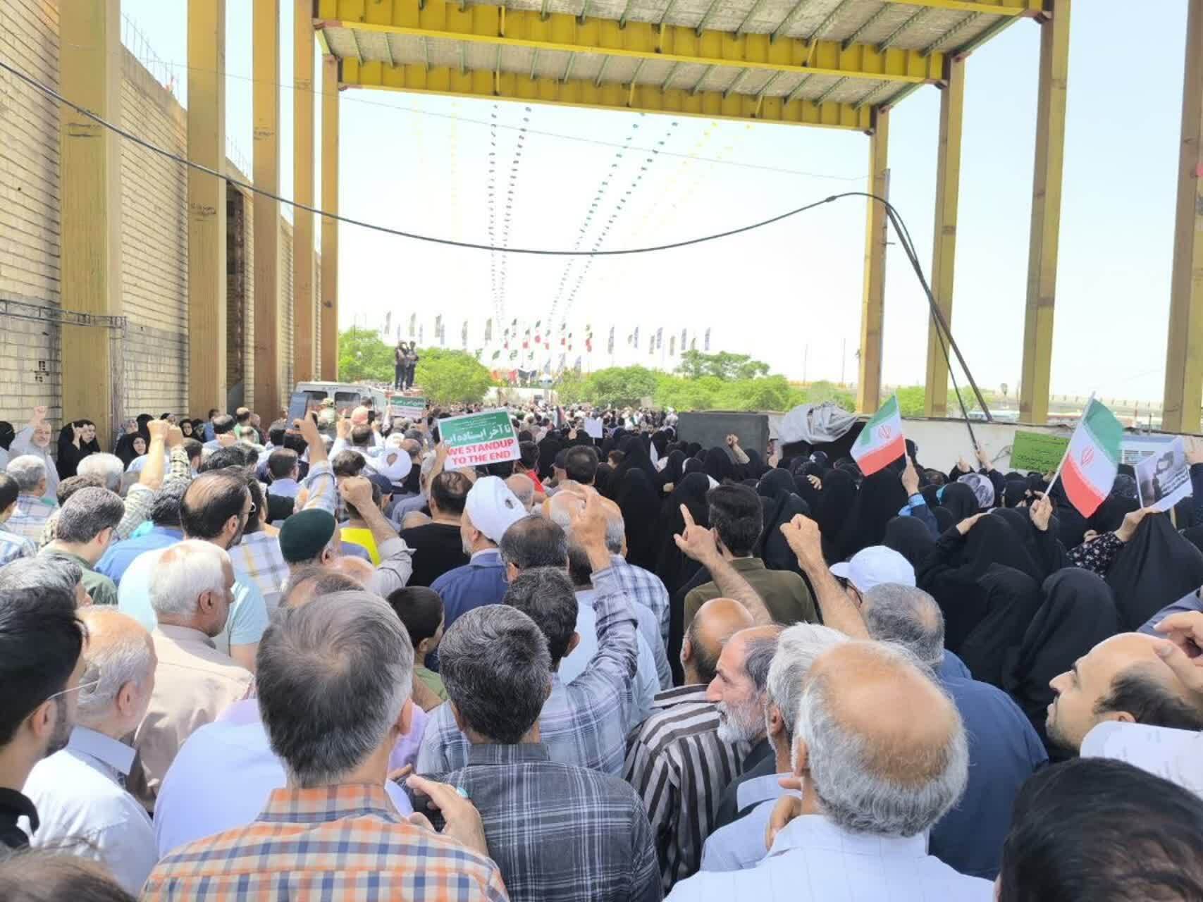 مراسم راهپیمایی در کاشان