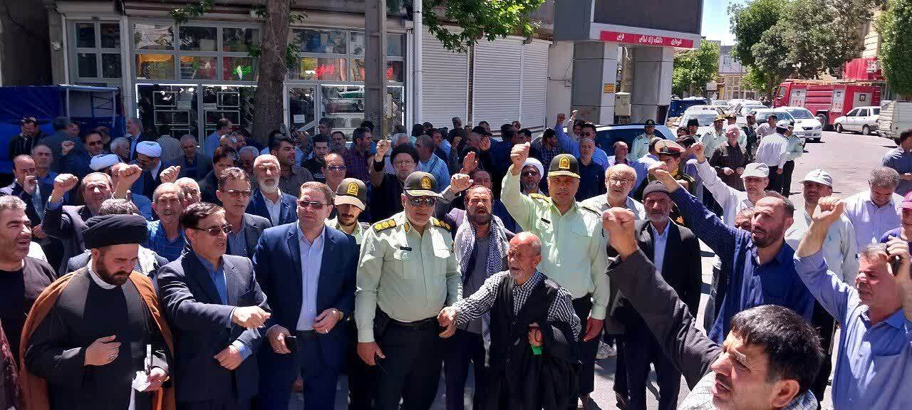 گزارش تصویری از مراسم راهپیمایی جمعه نصر در هریس
