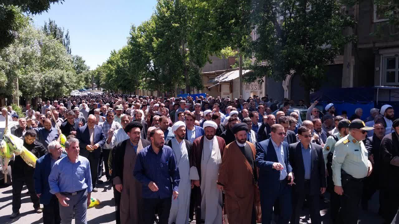 مراسم راهپیمایی جمعه نصر در هریس
