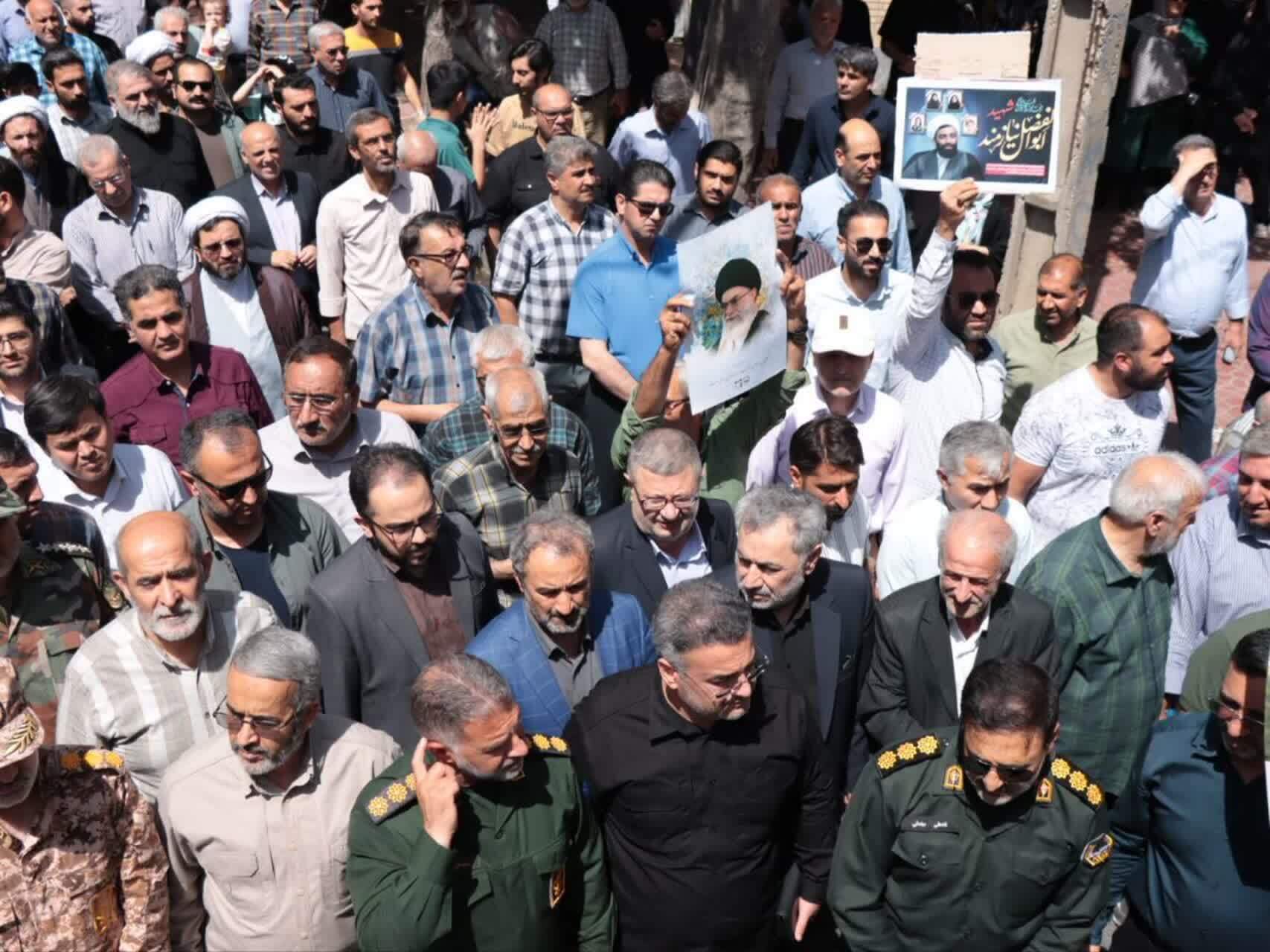 مراسم تشییع پیکر پاک شیخ ابوالفضل نیازمند