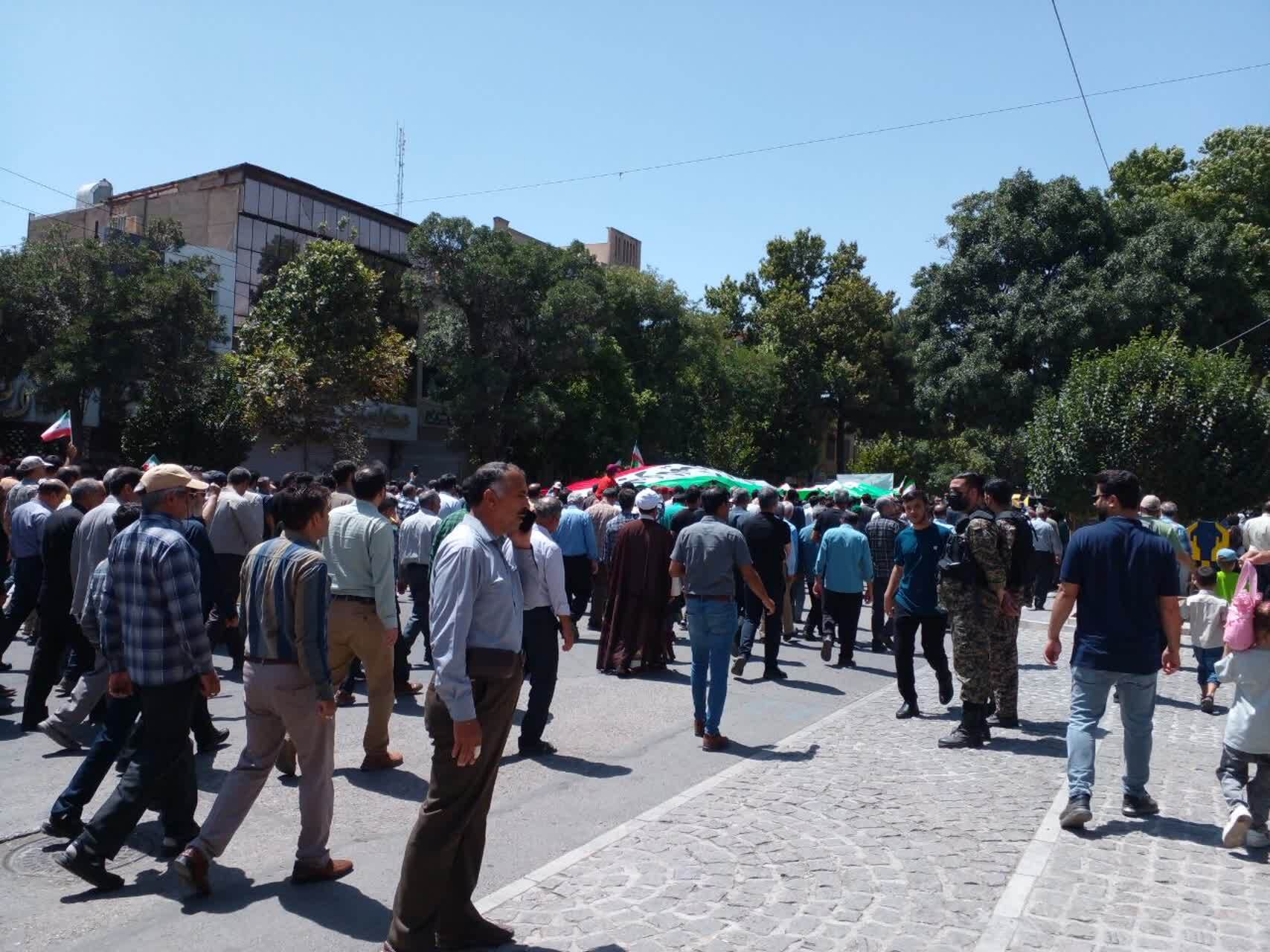 ایستادگی و صلابت نیشابوریها در راهپیمایی خشم و نصر ایستادگی و صلابت نیشابوریها در راهپیمایی خشم و نصر