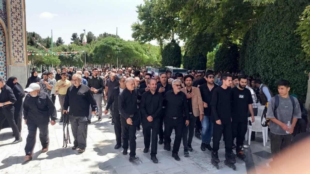 مراسم تشییع پیکر شهید صفاییان برگزار شد
