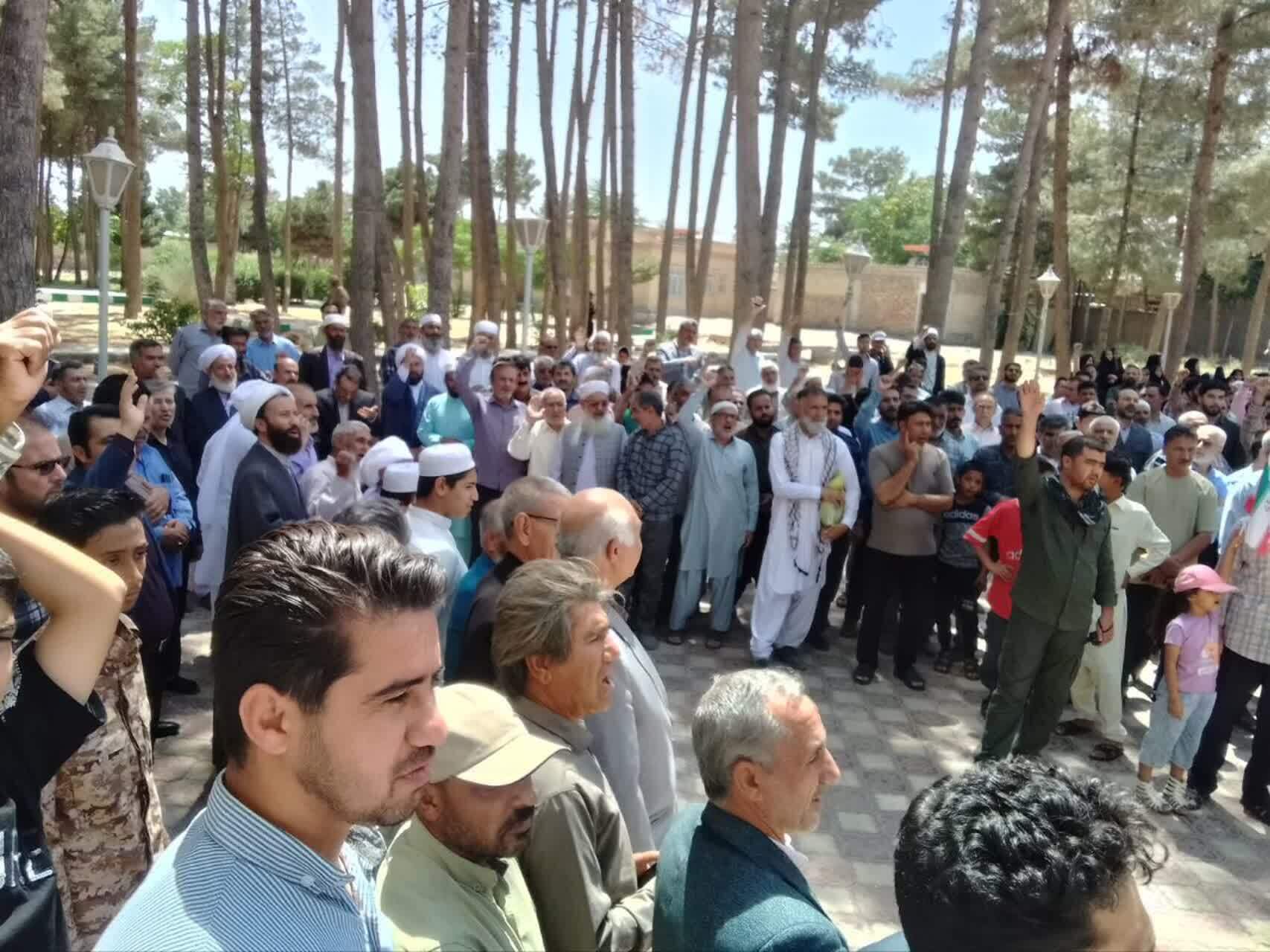 مراسم راهپیمایی خشم و نصر در صالح آباد