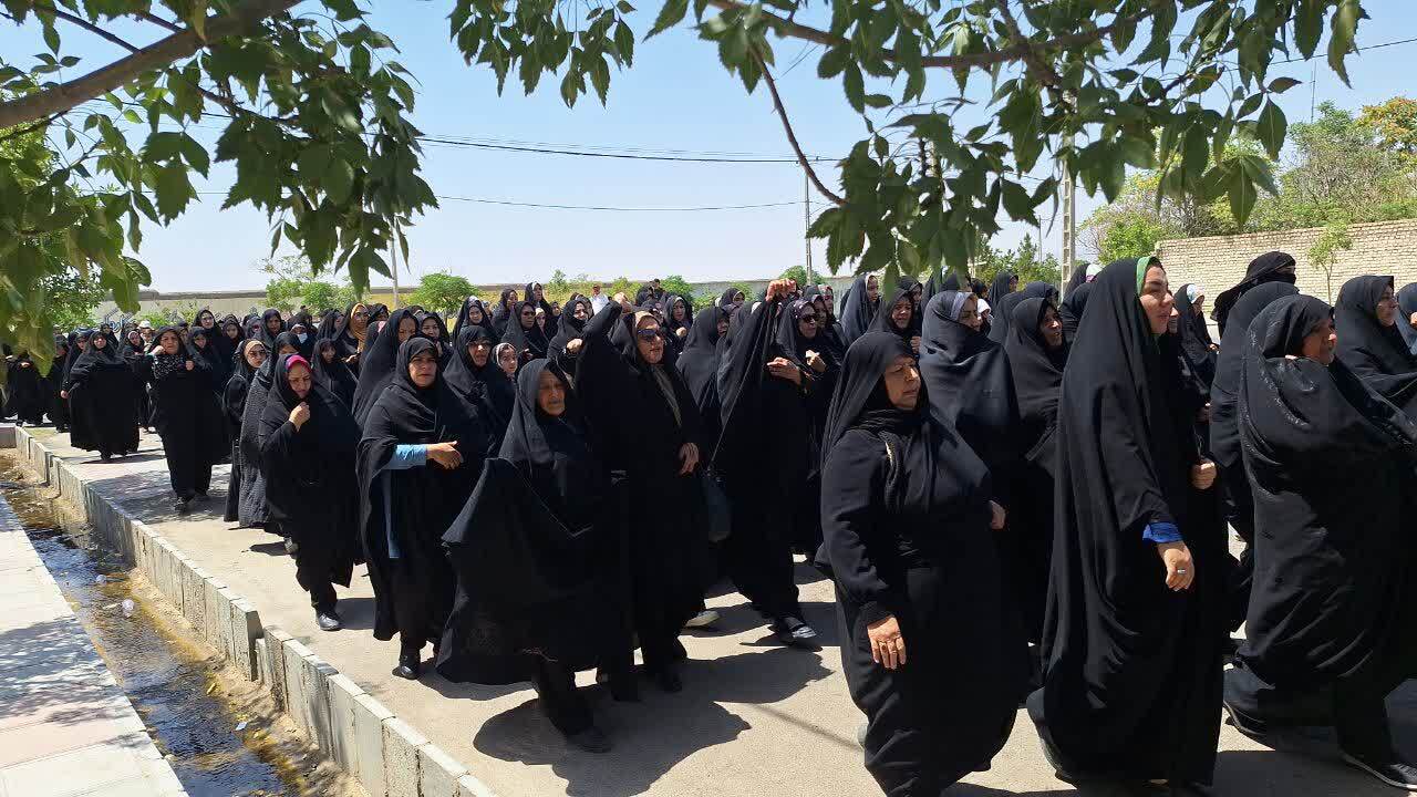 مراسم راهپیمایی خشم و نصر در صالح آباد