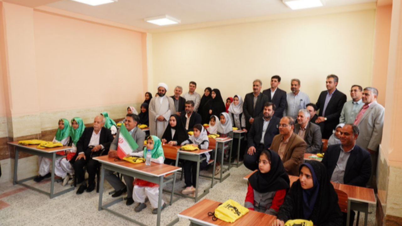 افتتاح مدرسه ۱۲ کلاسه در بنجار زابل