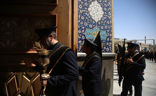 برپایی دسته عزای خادمان کریمه اهل&zwnj;بیت (س) در عزای امام جواد (ع)