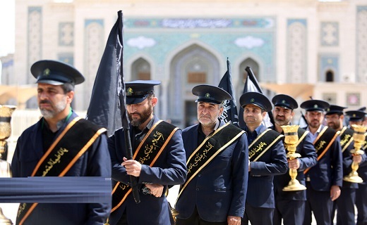 برپایی دسته عزای خادمان کریمه اهل&zwnj;بیت (س) در عزای امام جواد (ع)