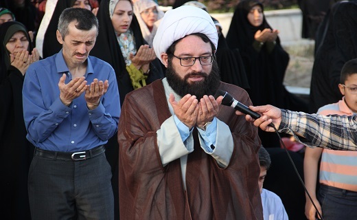 برگزاری مراسم دعای استغاثه امام زمان(عج) در قزوین+ فیلم و تصاویر