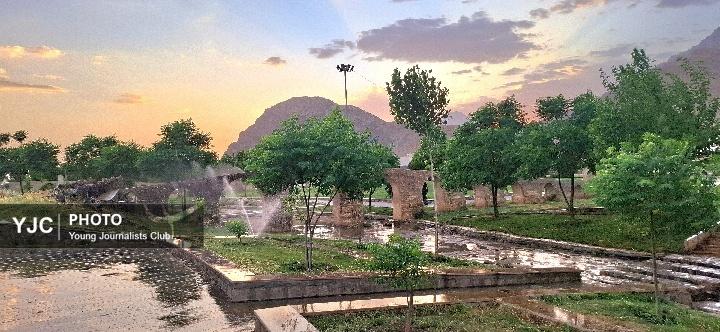 پل هایی شکسته در دل تاریخ؛ پارک شاپوری معجزه ای از پل های لرستان + تصاویر