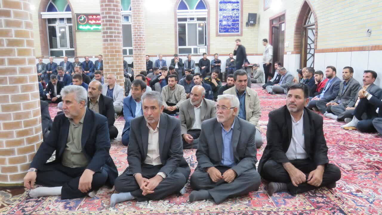 مراسم یادواره شهدای هریس