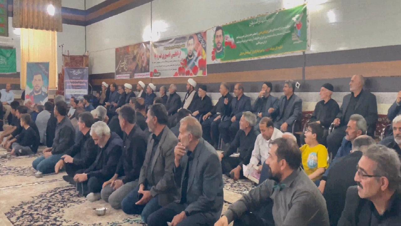 برگزاری مراسم بزرگداشت شهید ناموری جانشین سپاه بستان آباد+فیلم