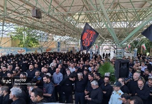 پیکر شهید ناصرپور در بروجرد تشییع شد + تصاویر/ منتشر نشود