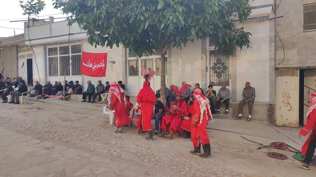 قابی خاطره انگیز از شور و حال حسینی در روستای توآباد