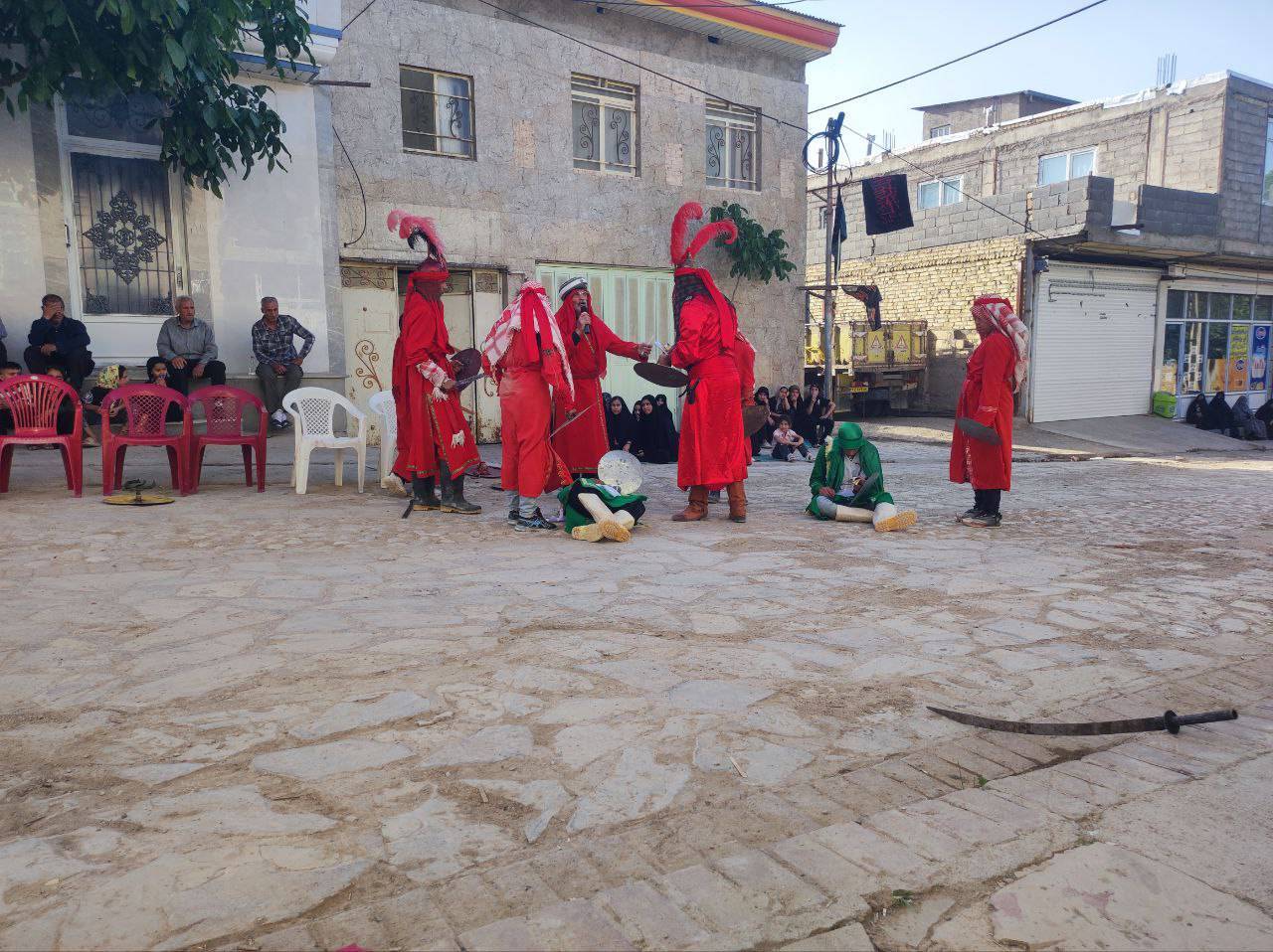 قابی خاطره انگیز از شور و حال حسینی در روستای توآباد