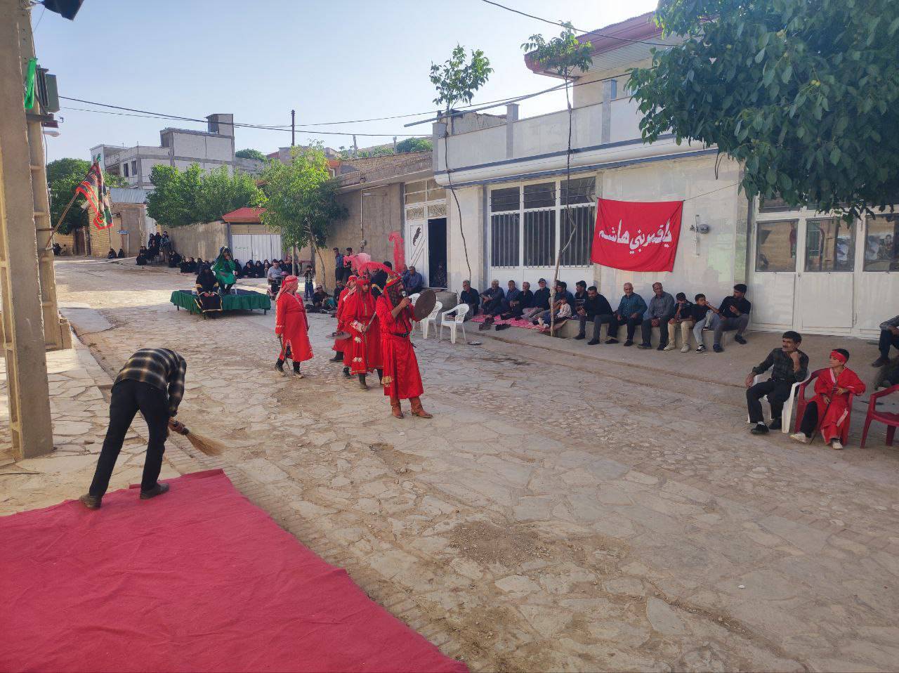 قابی خاطره انگیز از شور و حال حسینی در روستای توآباد