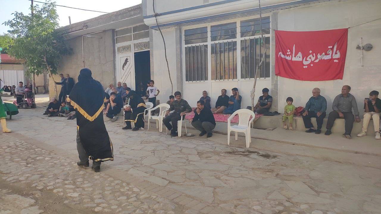 قابی خاطره انگیز از شور و حال حسینی در روستای توآباد
