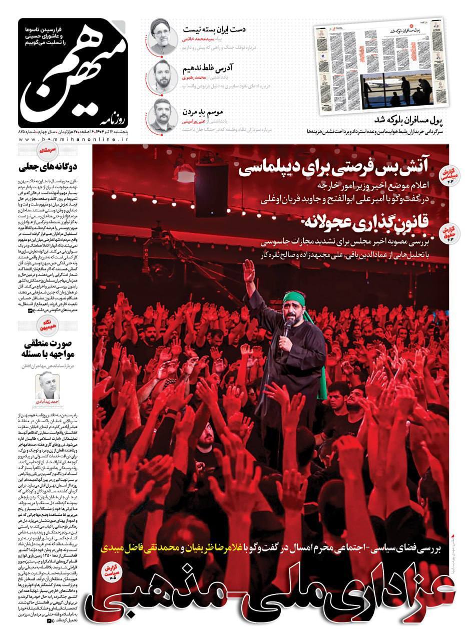 هم&zwnj;میهن