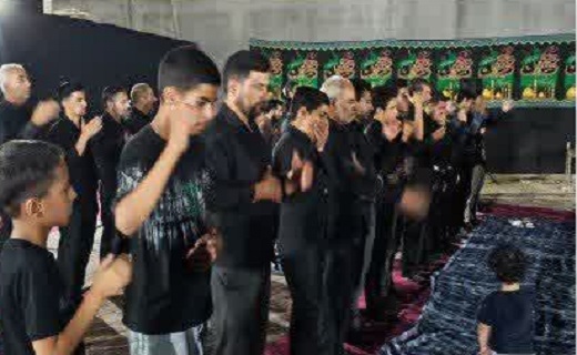 عزاداری مردم استان در شب هفتم محرم