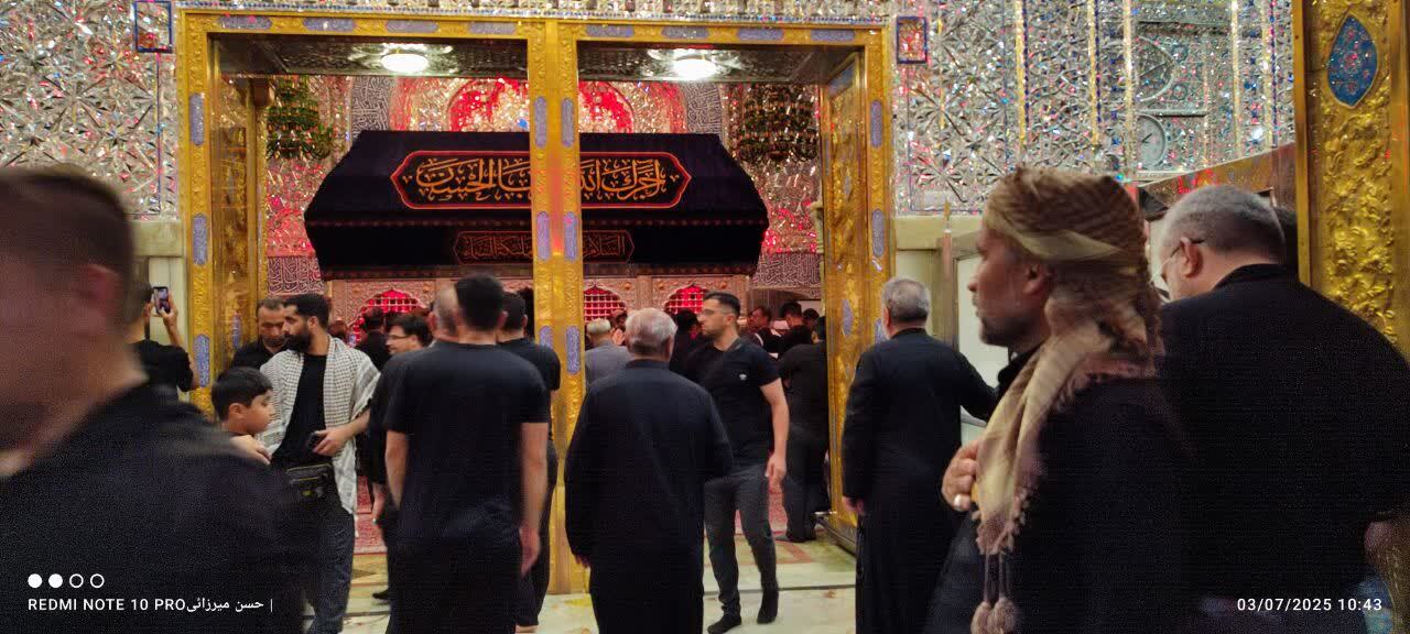 حال و هوای حرم امام علی(ع)