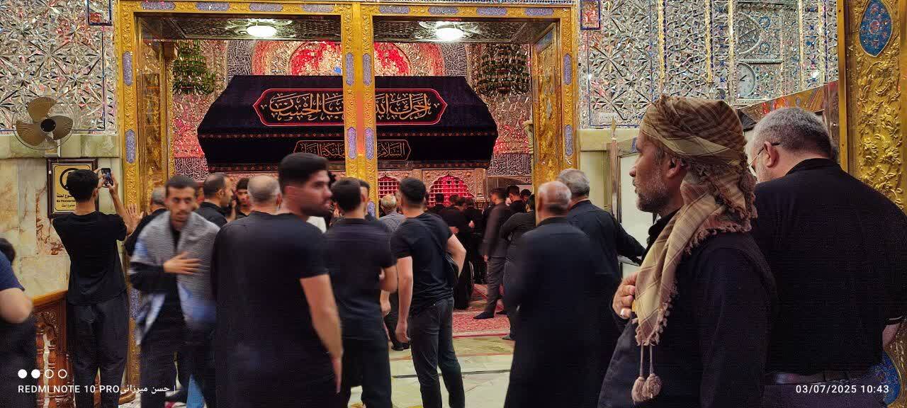 حال و هوای محرم در جوار حرم امام علی (ع)