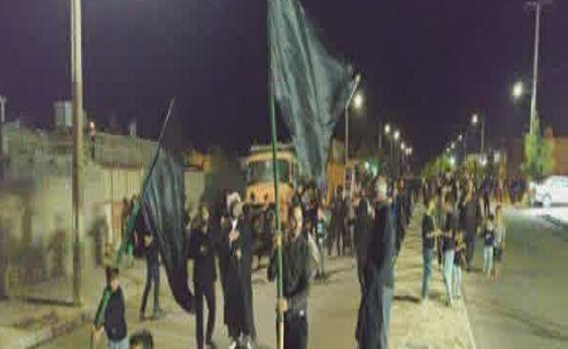عزاداری به یاد جوان رشید امام حسین (ع) + تصاویر