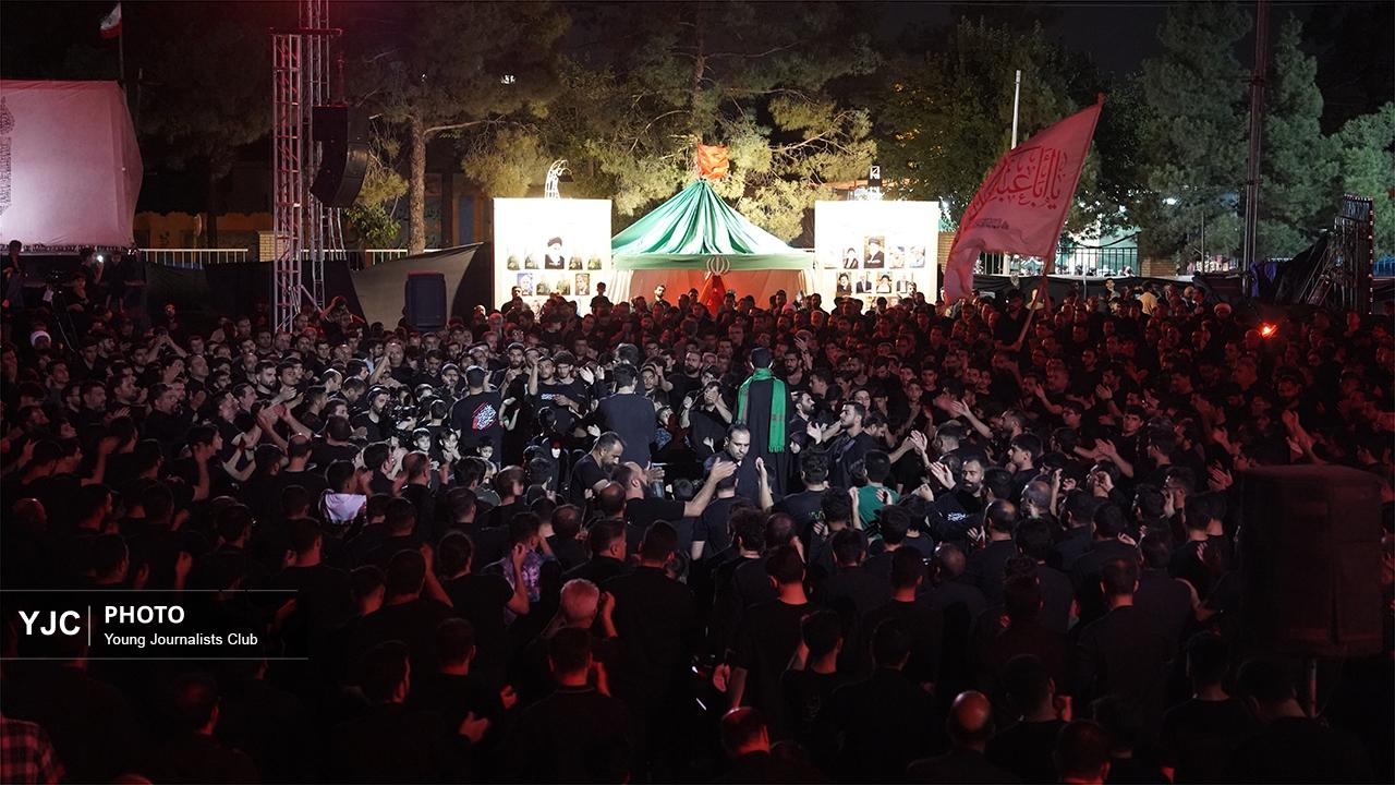 برپایی آیین‌های عزاداری حضرت سیدالشهدا (ع) در باغ جنت شیراز + فیلم و تصاویر