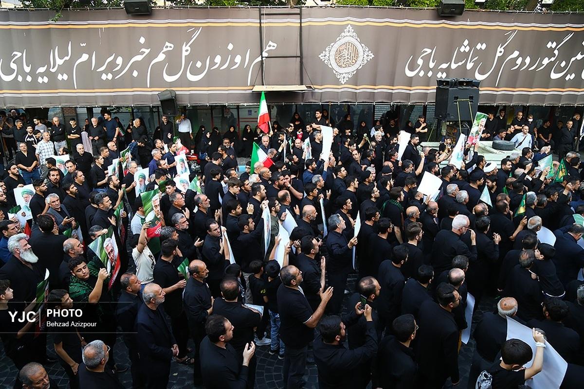 مراسم استقبال از پیکر‌های مطهر شهدای گمنام در تبریز