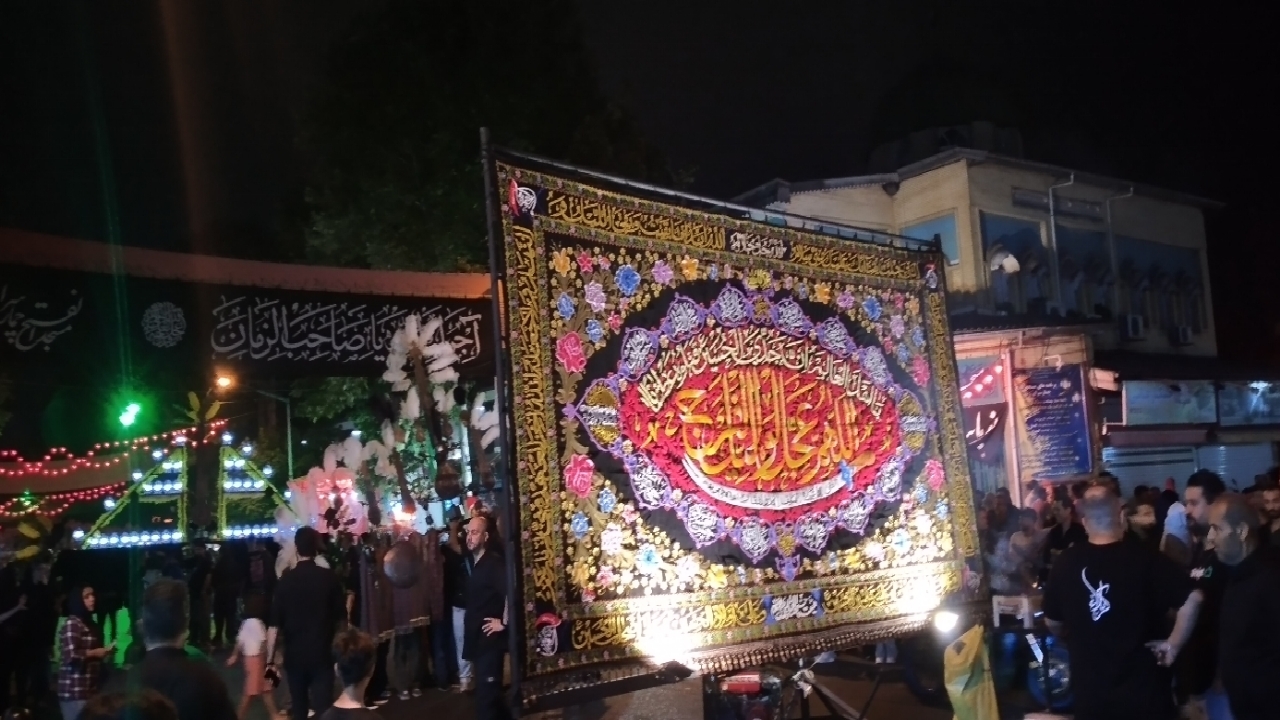 عزاداری مردم گیلان در شب تاسوعای حسینی + فیلم و تصاویر