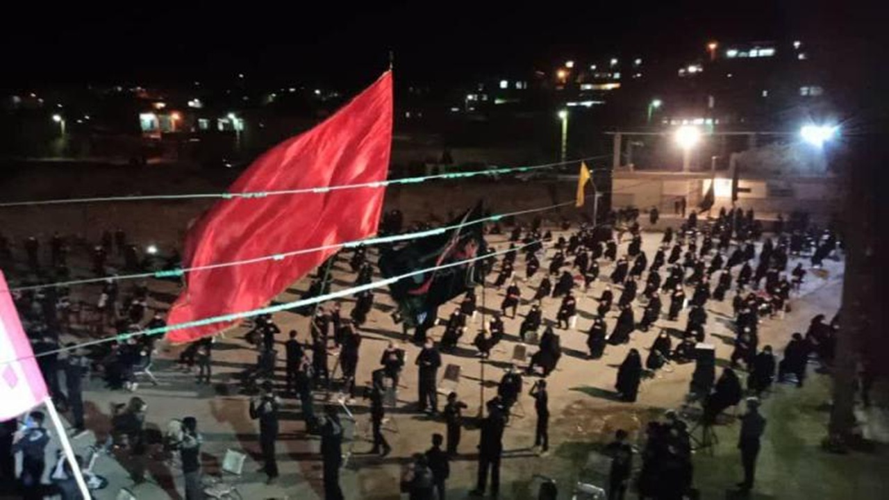 ارادت سوگواران حسینی به سید و سالار شهیدان در شب تاسوعا + عکس