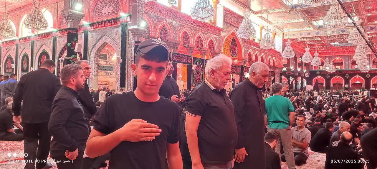 فیلمی از حال هوای حرم مطهر امام حسین (ع) در روز تاسوعای حسینی