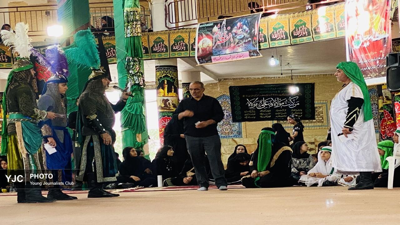 زیر بیرق حسین (ع) راه عاشقی باز است+تصاویر