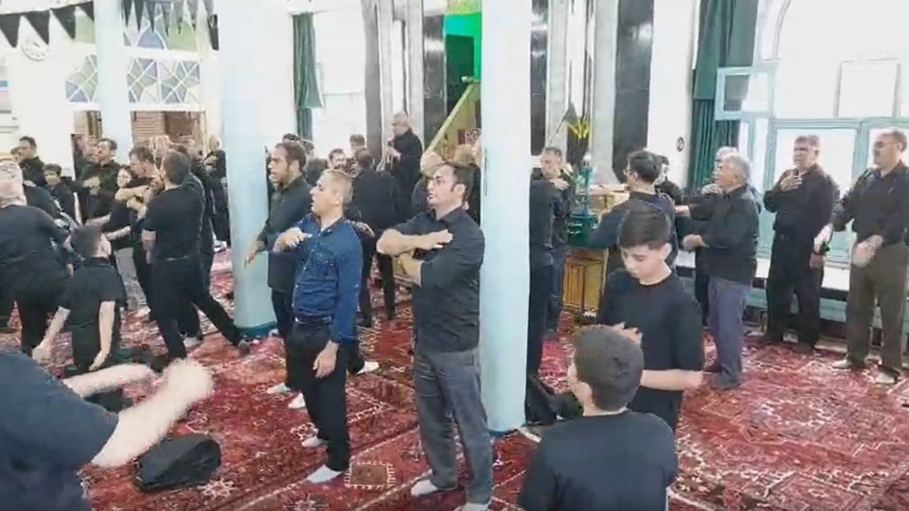 گوشه‌هایی از دلدادگی اهری‌ها به اباعبدالله الحسین (ع) در رور تاسوعا + فیلم