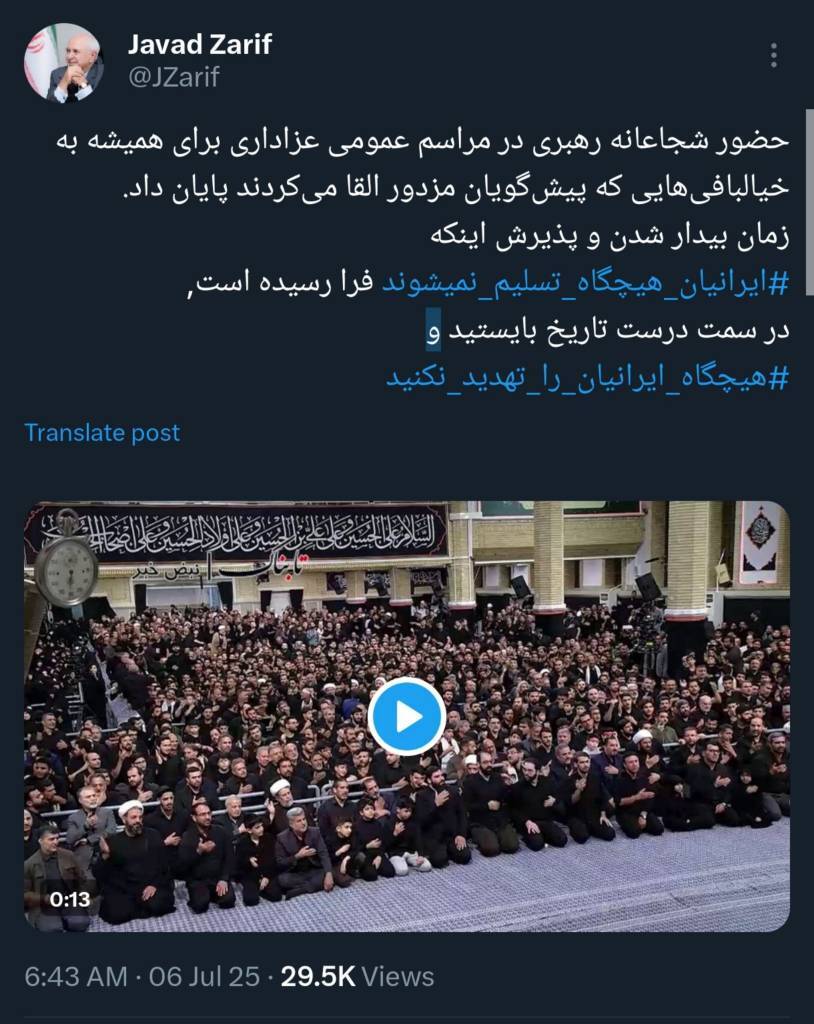 «محمدجواد ظریف» معاون سابق رئیسجمهور «محمدجواد ظریف» معاون سابق رئیسجمهور