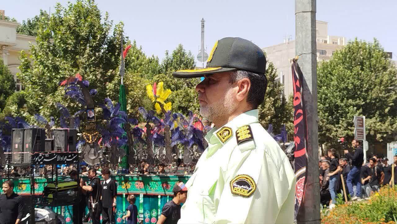 حضور ماموران نیروی انتظامی
