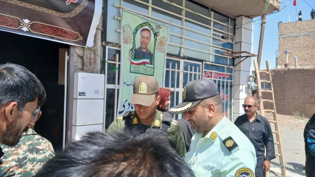 کار زیبای شهدایی در روز عاشورای حسینی در روستای فدیشه