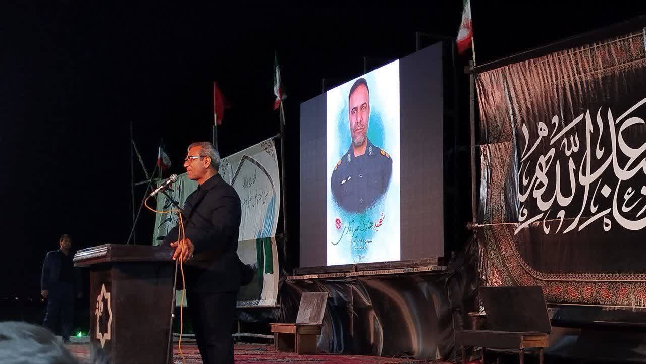 مراسم سوگواری شام غریبان در روستای ده محمد