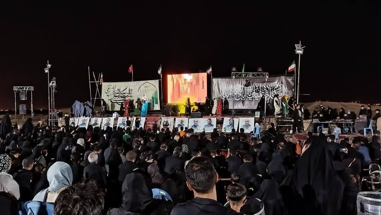 مراسم یادبود شهید میرآبادی در شام غریبان امام حسین (ع)