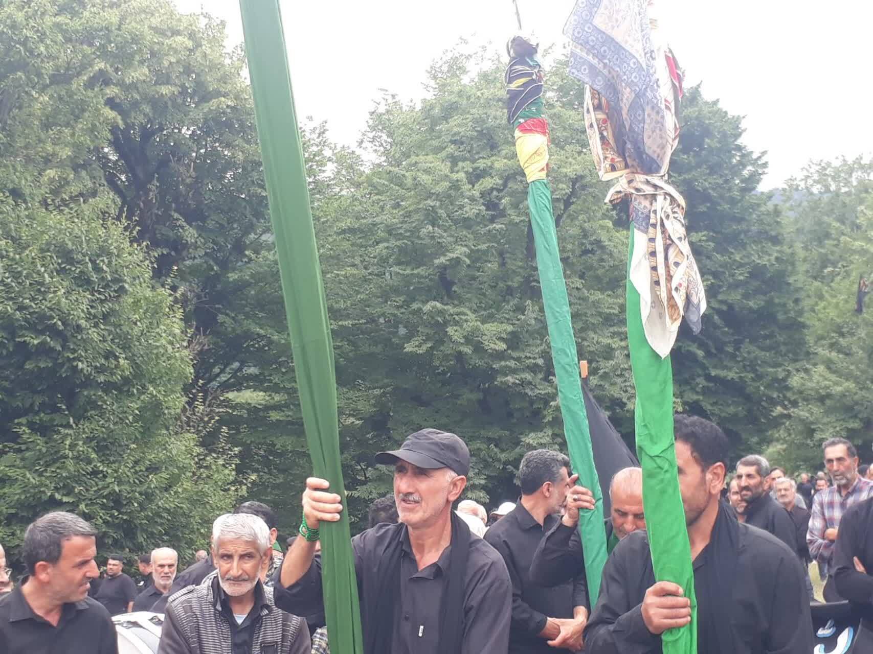 مراسم روز عاشورا در روستای شیردادی