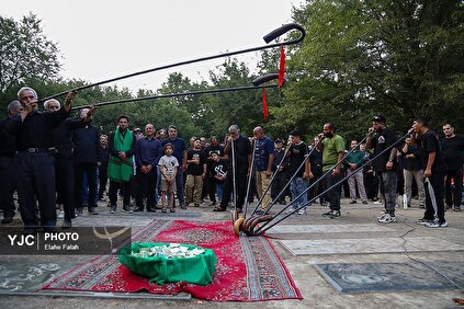 برگزاری آیین سنتی علم واچینی در گیلان