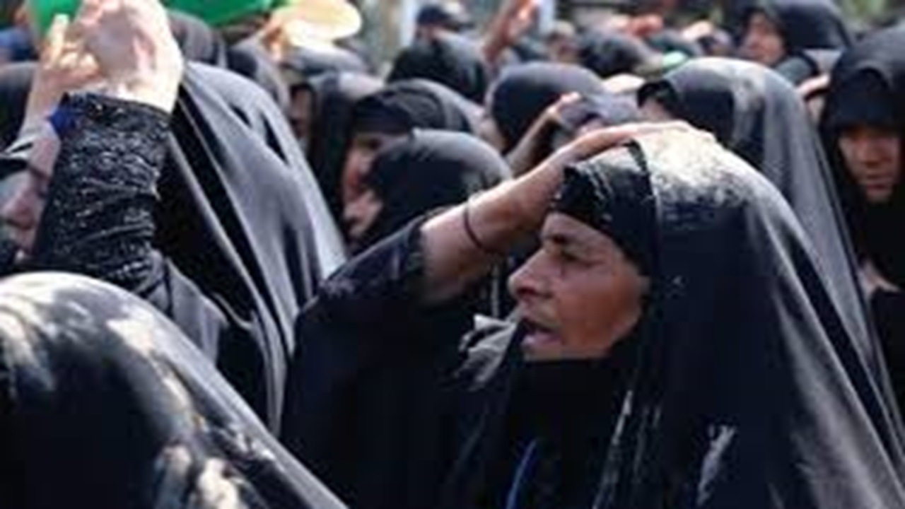 کربلا امروز قُرُق زنان شد + فیلم