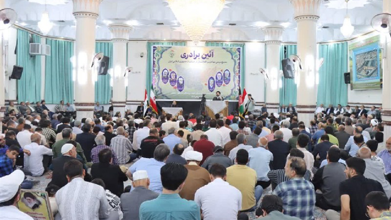 آیین برادری در مشهد برگزار شد + فیلم